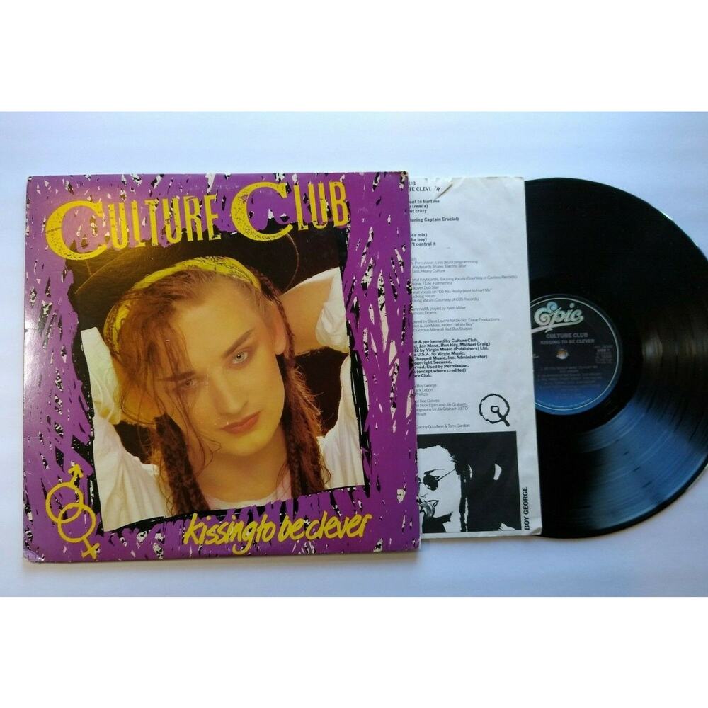 Culture Club ‎Kissing To Be Clever 1982 Vinyl LP Record New Wave Pop Rock EX